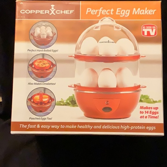 Copper Chef Other Copper Chef Perfect Egg Maker Electric Hard Boiled Omelettes Poached 4